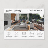 上場モダン財実在マーケティング ポストカード (正面)