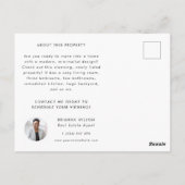 上場実在不動産不動産仲介業者マーケティング ポストカード (裏面)