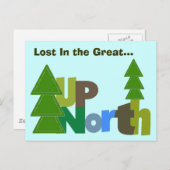 上失った北の素晴らしPostCard ポストカード (正面/裏面)