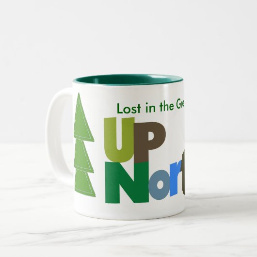 上失った北マ素晴らしグで ツートーンマグカップ (正面左)
