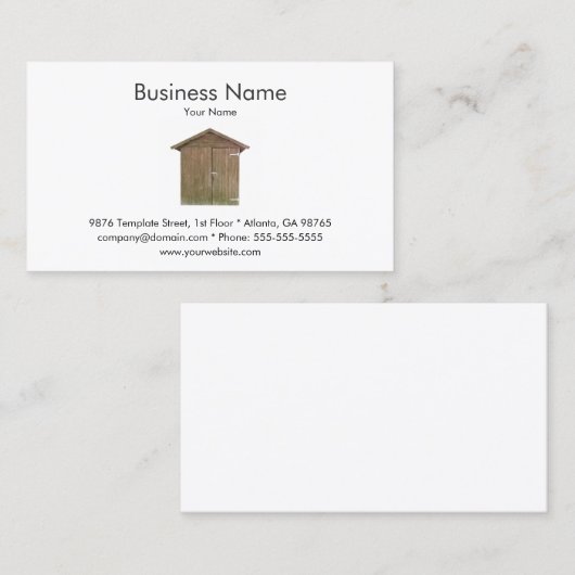 上屋の名刺 名刺 (正面/裏面)