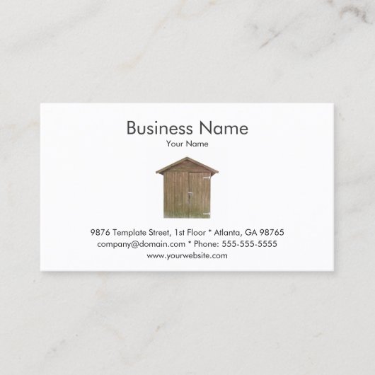 上屋の名刺 名刺 (正面)