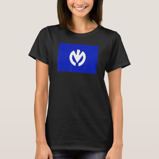 上山日本国旗 Tシャツ (正面)