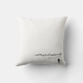 上帽、花、長靴、水彩家 クッション (裏面)