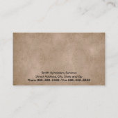 上張り上張りレザービジネスカード 名刺 (裏面)