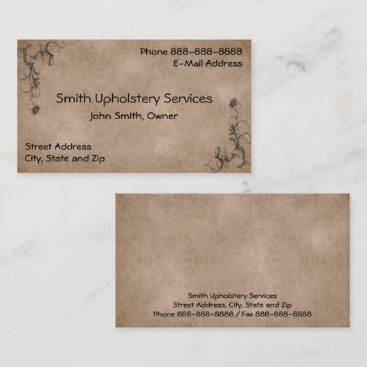 上張り上張りレザービジネスカード 名刺 (正面/裏面)