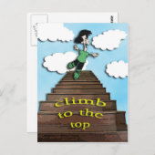 上意欲を起こに登る ポストカード (正面/裏面)