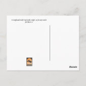 上手の女性のカーボーイの郵便はがき ポストカード (裏面)