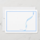 上敷の3写真の男の子の誕生の発表 案内状 (裏面)