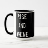 「上昇およびすすり泣き」のコーヒー・マグ マグカップ (左)