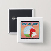 上昇および輝やきのオンドリ 缶バッジ (正面&裏面)