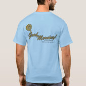 上昇および輝やきのTシャツ Tシャツ (裏面)