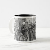 「上昇からの1864年にZermattのクラブ室、 ツートーンマグカップ (正面左)