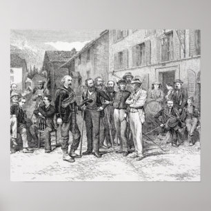「上昇からの1864年にZermattのクラブ室、 ポスター