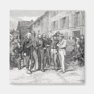 「上昇からの1864年にZermattのクラブ室、 マグネット