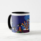 上昇しているシャチ マグカップ (正面左)