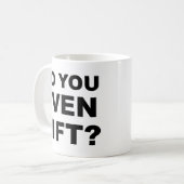 上昇して下さい コーヒーマグカップ (正面左)
