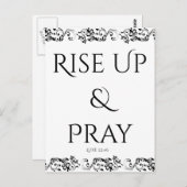 上昇して祈る ポストカード (正面/裏面)