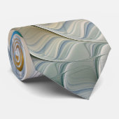 上昇して、青とのファンタジーのフラクタルの芸術を抽出して下さい ネクタイ (ロール)