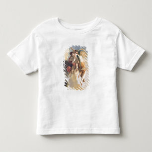 上昇するオーロラ天国 トドラーTシャツ
