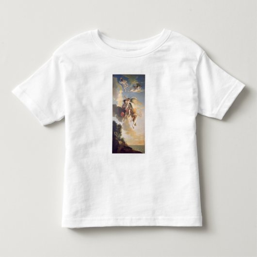 上昇するオーロラ天国 トドラーTシャツ (正面)