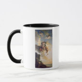 上昇するオーロラ天国 マグカップ (左)