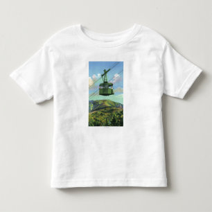 上昇する大砲Mtの市街電車の眺め トドラーTシャツ