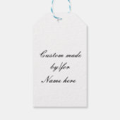 上昇する黒い人魚 ギフトタグ (裏面)