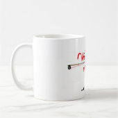 上昇のための大急ぎで女性の… waitin コーヒーマグカップ (左)