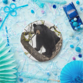 上昇のツキノワグマ ペーパープレート (パーティー)