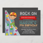 上昇のパーティの招待状 招待状 (正面/裏面)