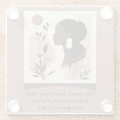 上昇の強いテーマ ガラスコースター (裏面)