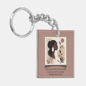 上昇の強いテーマ キーホルダー (正面左)