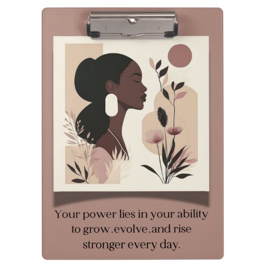 上昇の強いテーマ クリップボード (正面)