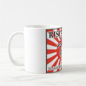 上昇の息子のコーヒー・マグ コーヒーマグカップ (左)