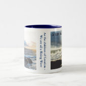 "上昇の波" 11のoz。 マグ (中央)