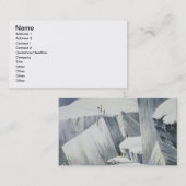 「上昇の物語からの、崖上昇します 名刺 (正面/裏面)