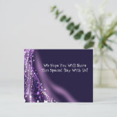 上昇の鳩のこうもりは(ユダヤ教の)バル・ミツバーの招待状の応答カードを禁止します 出欠カード (スタンド正面)