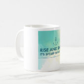 上昇はそれをですSpearfishingの時間照らし、 コーヒーマグカップ (正面左)