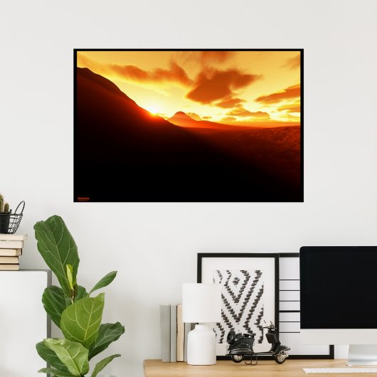 上昇中 ポスター (ホームオフィス)