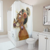 上昇及び輝やきのシャワー・カーテン シャワーカーテン (インサイチュ)