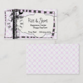 上昇及び輝やきの幸福の名刺 名刺 (正面/裏面)