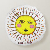 上昇及び輝やき ラウンドクッション (裏面)