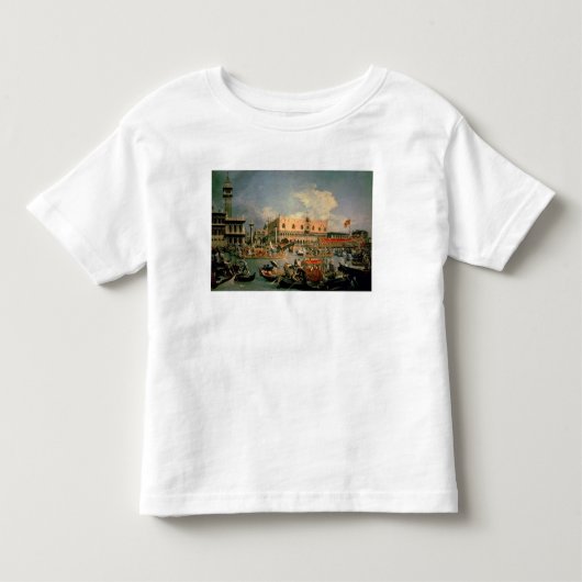 上昇日のBucintoroのリターン トドラーTシャツ (正面)