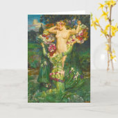 上昇春 | バイアムショー カード (黄色い花)