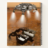 上昇車両離れの火星。 ノートブック (裏面)