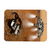 上昇車両離れの火星。 マグネット (横)