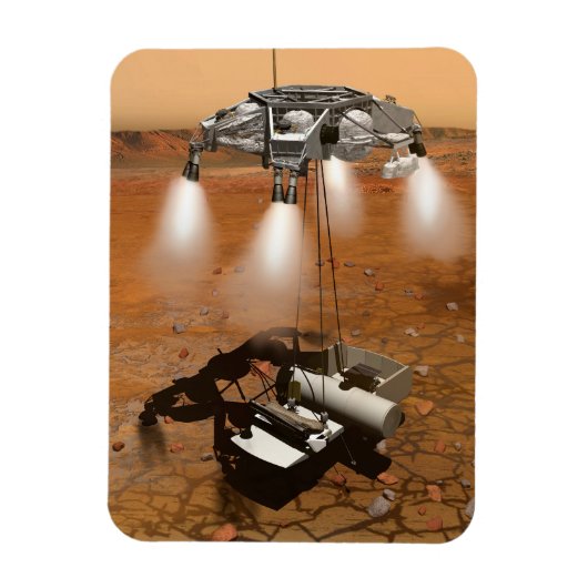 上昇車両離れの火星。 マグネット (縦)