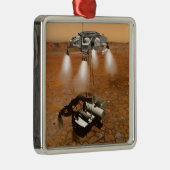 上昇車両離れの火星。 メタルオーナメント (右)