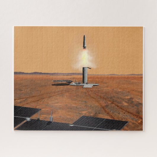 上昇車両離れの火星。2 ジグソーパズル (横)